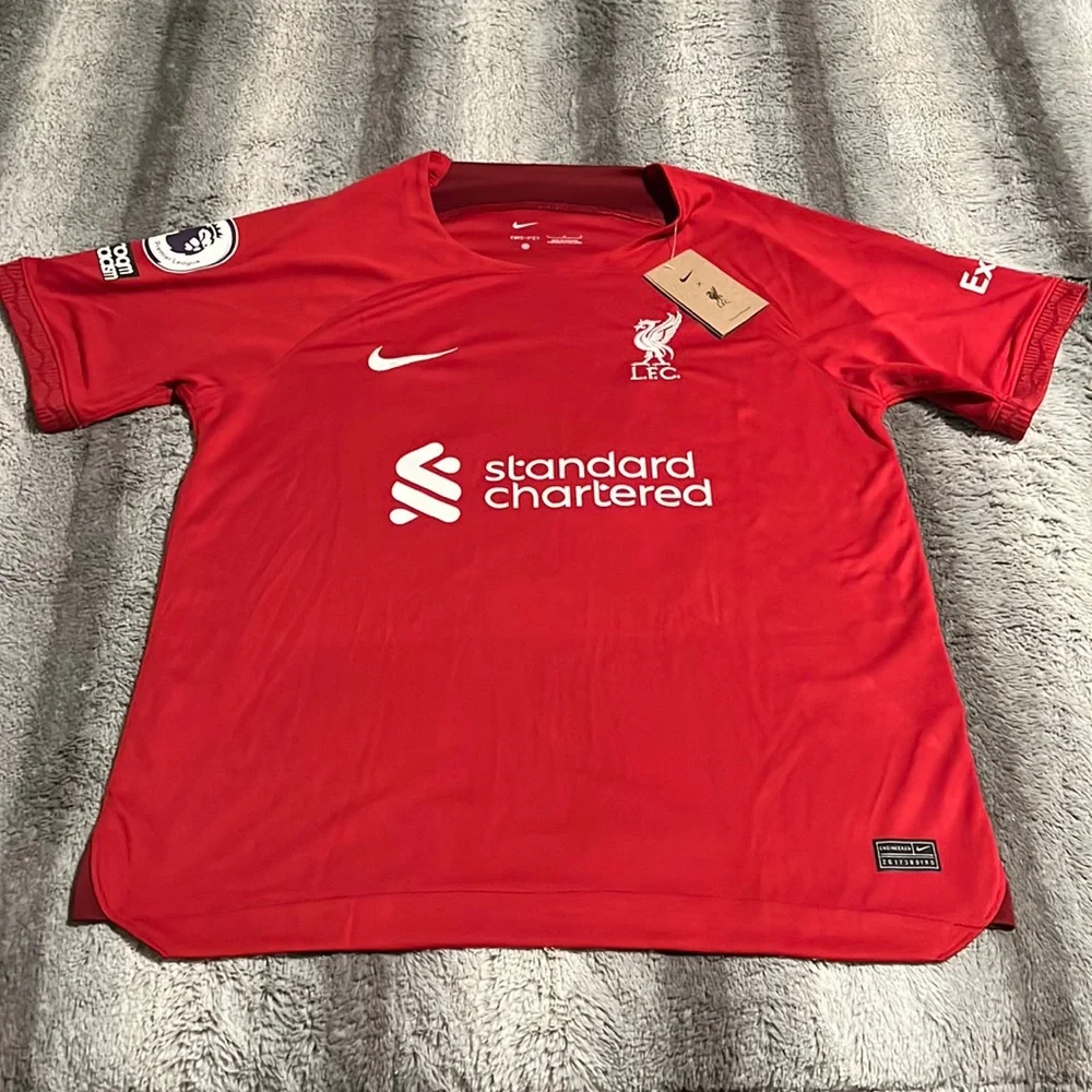 Liverpool F.C. #27 Darwin Núñez 2022-2023 Home Nike Premier League Jersey